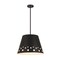 Z-Lite Katie 1 Light Chandelier, Matte Black 6014-18MB - alternate 1